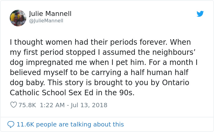 Women Are Sharing The Most Ridiculous Things About Periods And Sex That They Learned Due To Poor Sex-Ed