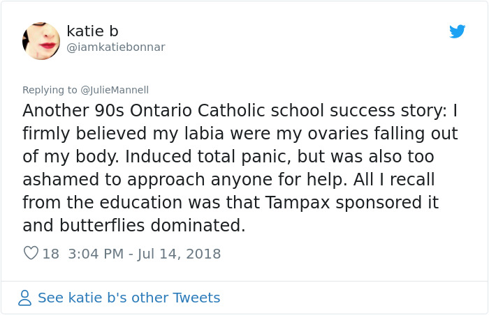 Women Are Sharing The Most Ridiculous Things About Periods And Sex That They Learned Due To Poor Sex-Ed