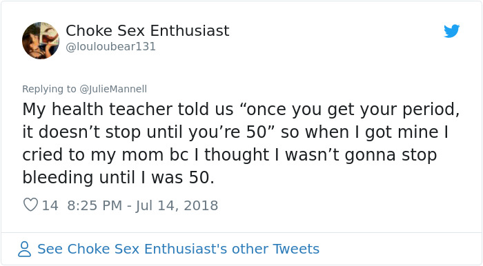 Women Are Sharing The Most Ridiculous Things About Periods And Sex That They Learned Due To Poor Sex-Ed