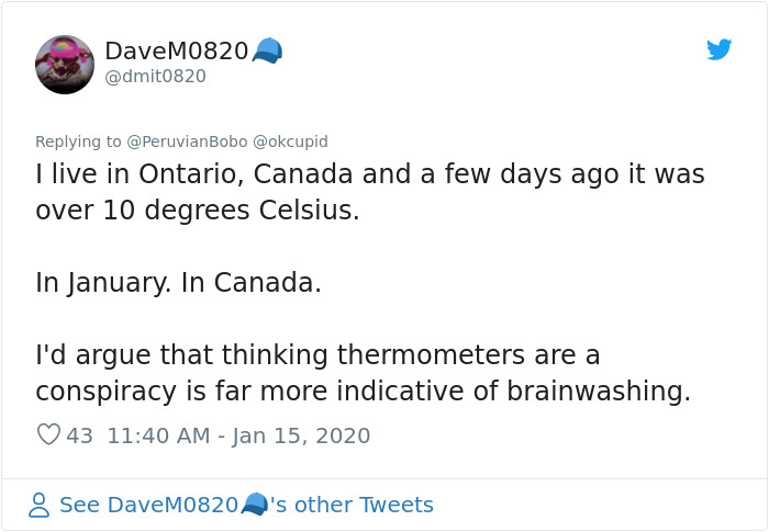 Dating Site OkCupid Adds A New Option That Allows Users To Filter Out Climate Change Deniers, Not Everyone Supports It Dating Site OkCupid Adds A New Option That Allows Users To Filter Out Climate Change Deniers, Not Everyone Supports It