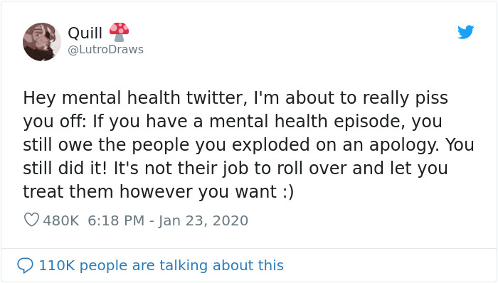 Tired Of People With Mental Health Issues Playing The Victim Card Constantly, This Person Shames Them On Twitter