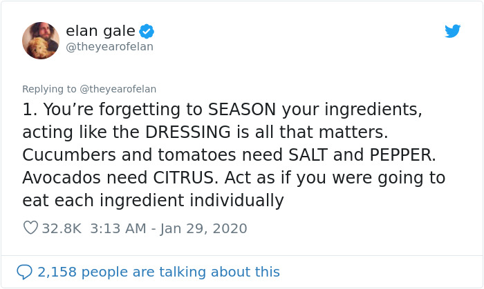 This Guy Points Out Why Your Salad Tastes Dull And Flavorless And Explains How To Make It Taste Delicious