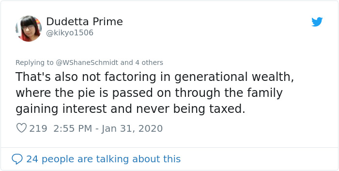 Guy Explains America's Wealth Inequality Using A Pie And People Are Mad