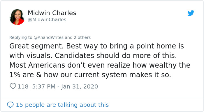 Guy Explains America's Wealth Inequality Using A Pie And People Are Mad