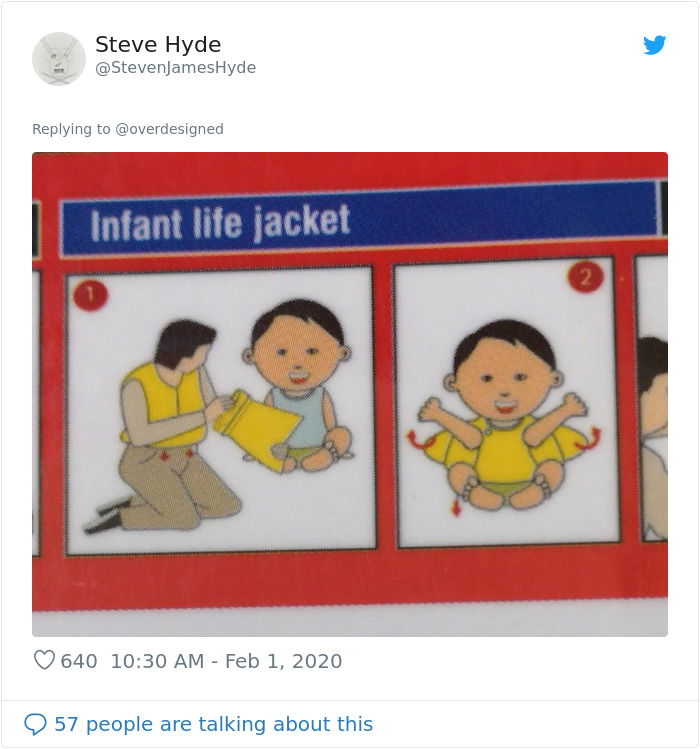 Flight Safety Illustrations Drawn By Someone Who Probably Doesn’t Know How Kids Look Flight Safety Illustrations Drawn By Someone Who Probably Doesn’t Know How Kids Look