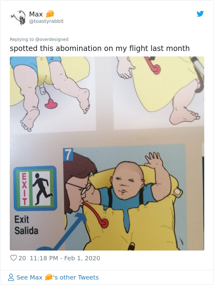 Flight Safety Illustrations Drawn By Someone Who Probably Doesn’t Know How Kids Look Flight Safety Illustrations Drawn By Someone Who Probably Doesn’t Know How Kids Look