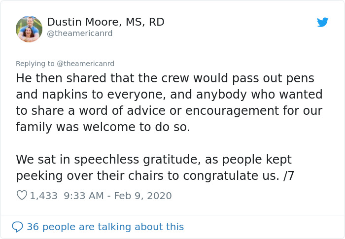 Couple Flies Home With Newly Adopted Baby And Passengers Decide To Throw Them An Impromptu Baby Shower