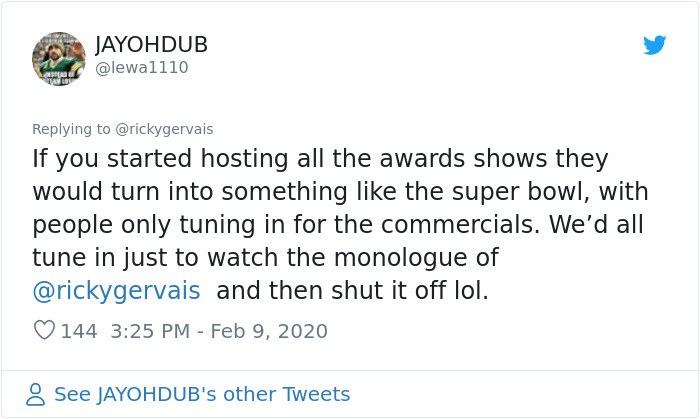 Someone Asks Ricky Gervais For His Opinion On The Oscars, The Comedian Doesn't Hold Back And Roasts Celebs Once Again Someone Asks Ricky Gervais For His Opinion On The Oscars, The Comedian Doesn't Hold Back And Roasts Celebs Once Again