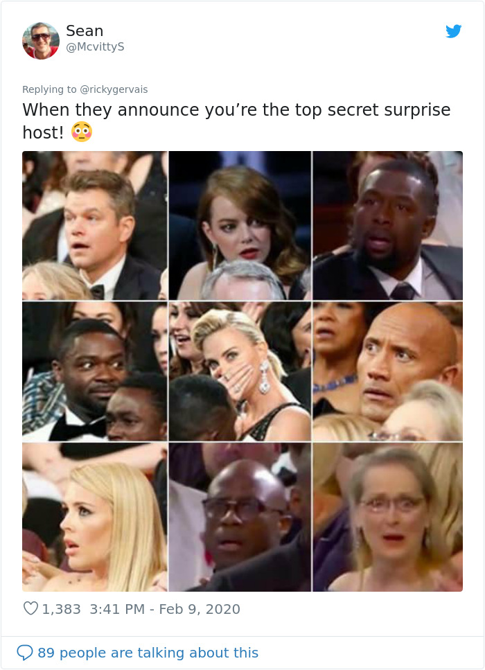 Someone Asks Ricky Gervais For His Opinion On The Oscars, The Comedian Doesn't Hold Back And Roasts Celebs Once Again Someone Asks Ricky Gervais For His Opinion On The Oscars, The Comedian Doesn't Hold Back And Roasts Celebs Once Again