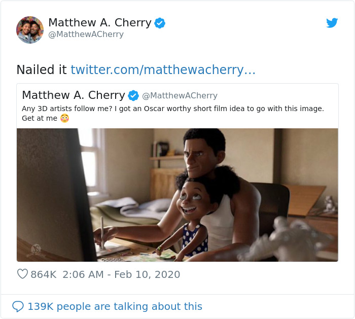 'Hair Love' Creator Knew 8 Years Ago That His Short Film Would Be Worth An Oscar 'Hair Love' Creator Knew 8 Years Ago That His Short Film Would Be Worth An Oscar