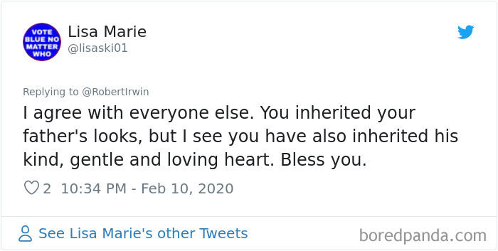 Robert Irwin Turns Heads With An Iconic Photo Recreation Where He Looks Exactly Like His Dad Robert Irwin Turns Heads With An Iconic Photo Recreation Where He Looks Exactly Like His Dad