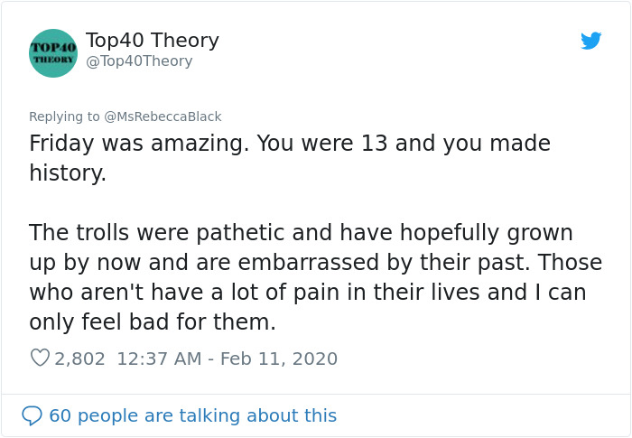 A Very Grown Up Rebecca Black Celebrates The 9-Year Anniversary Of "Friday" By Sharing An Emotional Message A Very Grown Up Rebecca Black Celebrates The 9-Year Anniversary Of "Friday" By Sharing An Emotional Message