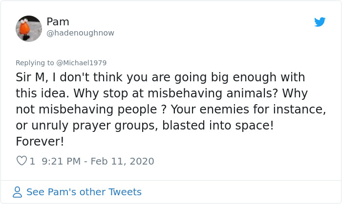 Guy Writes A Humorous Letter To NASA Where He Suggests Sending Misbehaving Animals To Space, NASA Responds Guy Writes A Humorous Letter To NASA Where He Suggests Sending Misbehaving Animals To Space, NASA Responds