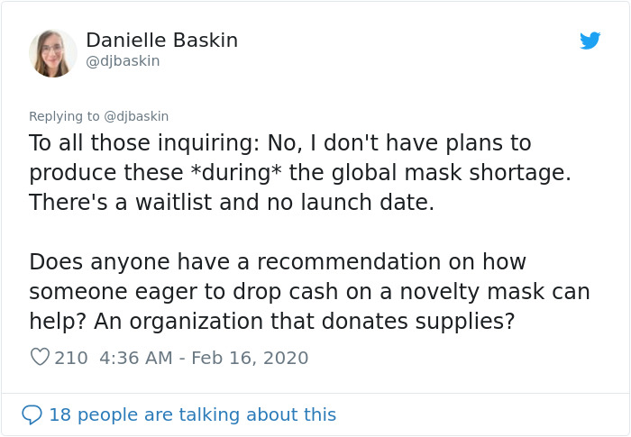 This Woman Creates Dystopian Face Masks That May Work With Face ID During Viral Epidemics