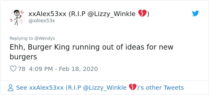 Burger King Tries To Test A New French Fry Burger, Wendy's Roasts Them So Bad, People Are In Awe Burger King Tries To Test A New French Fry Burger, Wendy's Roasts Them So Bad, People Are In Awe