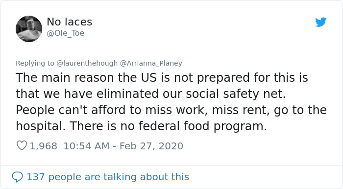 People Are Pointing Out That The Lack Of Sick Days For US Employees Could Make The Spread Of Coronavirus Accelerate People Are Pointing Out That The Lack Of Sick Days For US Employees Could Make The Spread Of Coronavirus Accelerate