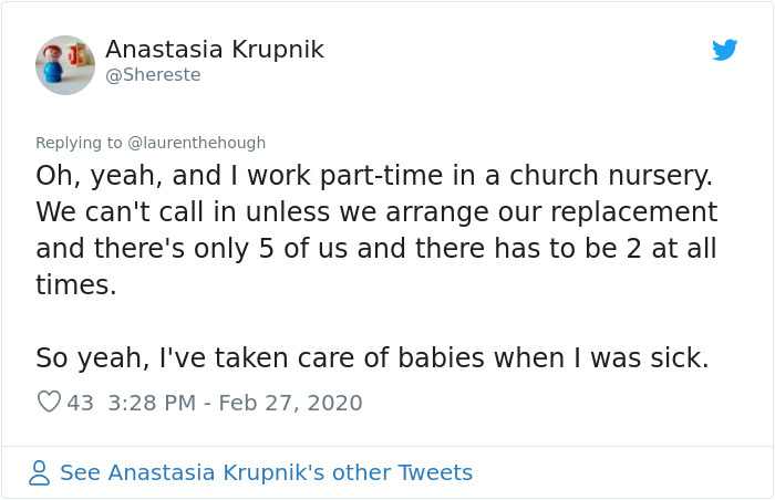 People Are Pointing Out That The Lack Of Sick Days For US Employees Could Make The Spread Of Coronavirus Accelerate People Are Pointing Out That The Lack Of Sick Days For US Employees Could Make The Spread Of Coronavirus Accelerate