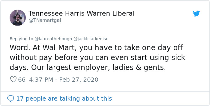 People Are Pointing Out That The Lack Of Sick Days For US Employees Could Make The Spread Of Coronavirus Accelerate People Are Pointing Out That The Lack Of Sick Days For US Employees Could Make The Spread Of Coronavirus Accelerate