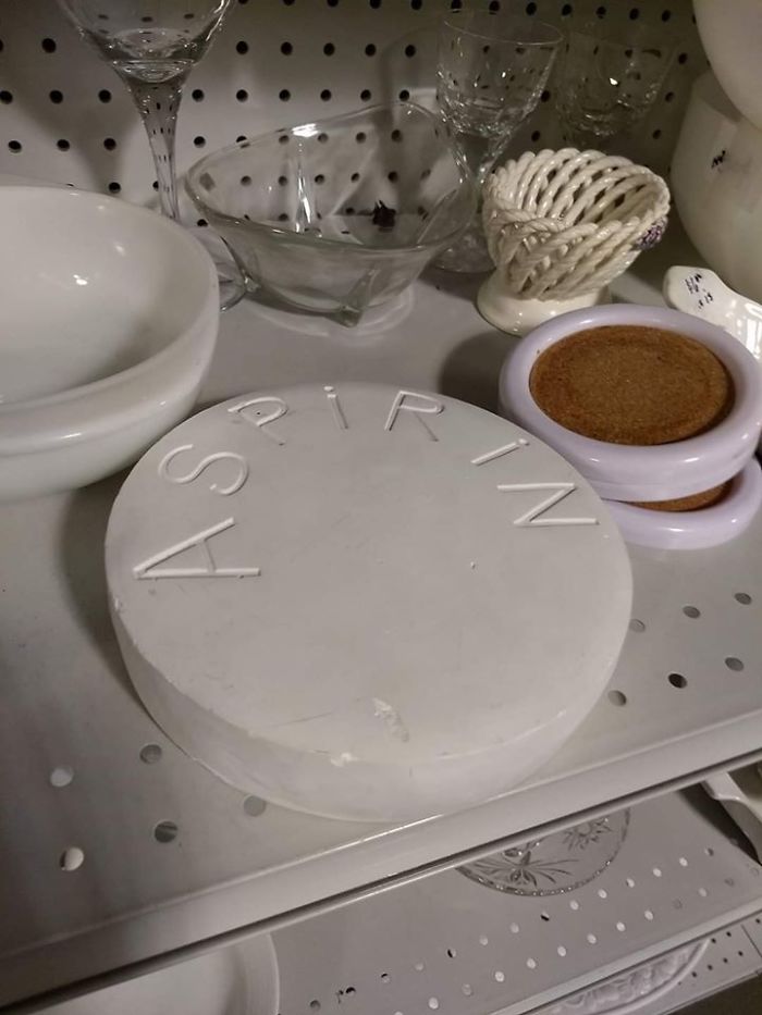 For Those Really Big Headaches In Your Life. Found At Goodwill 2 Years Ago. I Seriously Regret Not Buying It