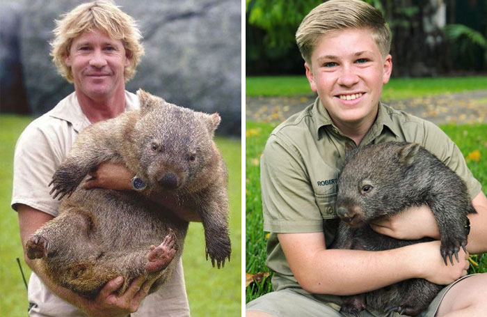 Robert Irwin Turns Heads With An Iconic Photo Recreation Where He Looks Exactly Like His Dad Robert Irwin Turns Heads With An Iconic Photo Recreation Where He Looks Exactly Like His Dad