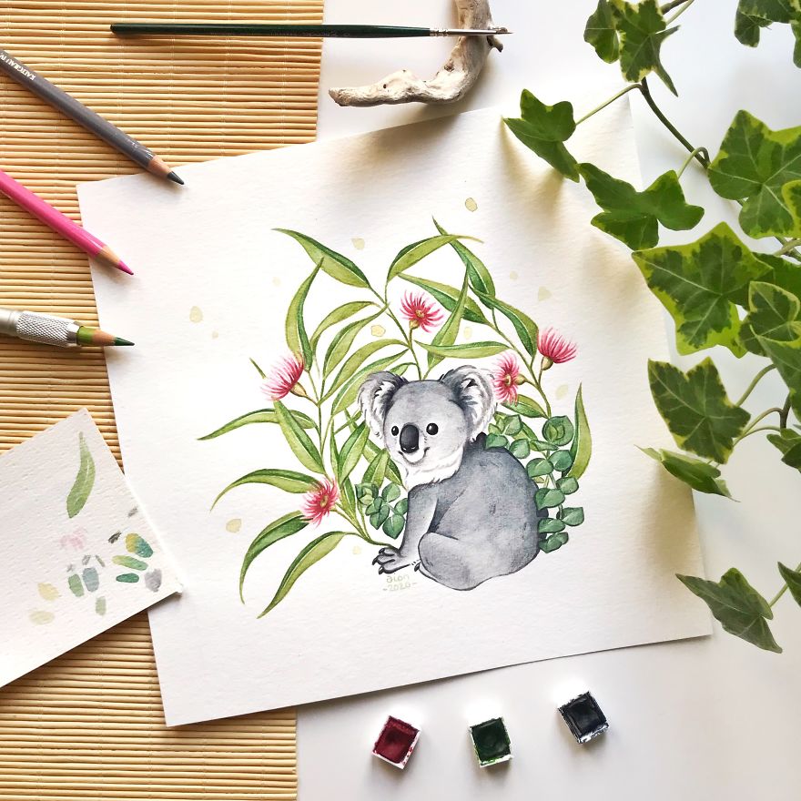 I Paint Cute Watercolor Pet Portraits