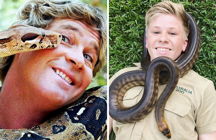 Robert Irwin Turns Heads With An Iconic Photo Recreation Where He Looks Exactly Like His Dad