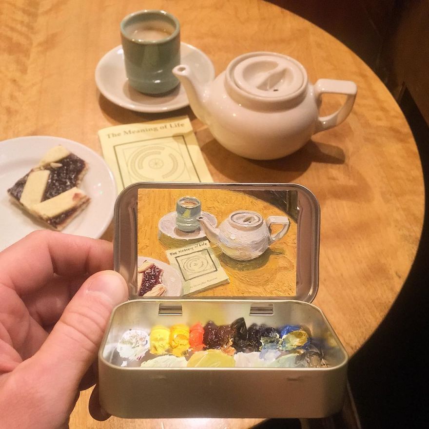 Artist Makes Amazing Mini Paintings In Cans Of Altoids
