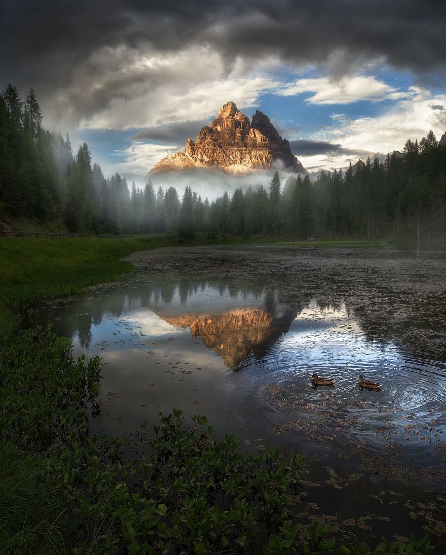 Antorno Lake, Dolomiti, Italy By Miller Yao