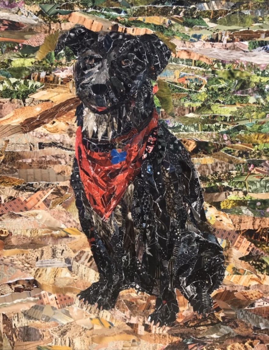 I Make Collages Out Of Recycled Magazines!