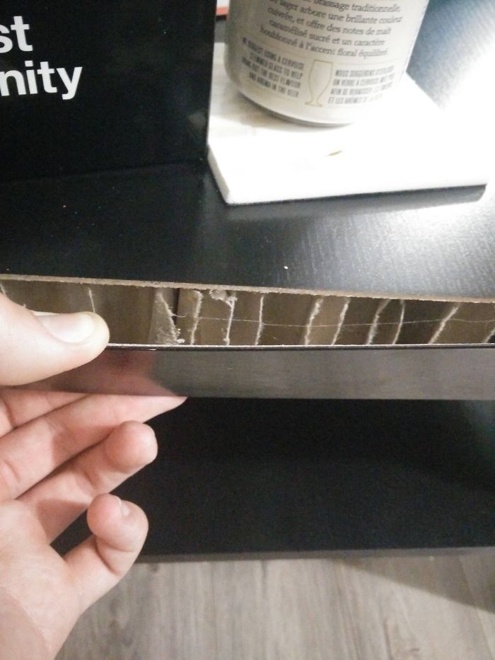 This IKEA Table Is Made Of Cardboard Inside