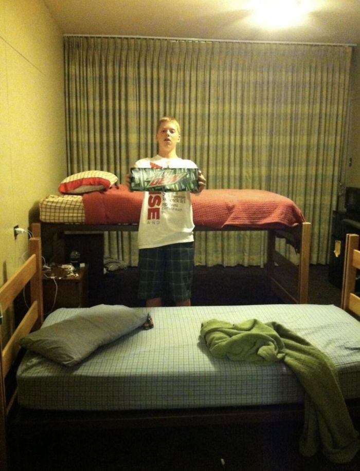 14 Year Old Me After Successfully Sneaking Mountain Dew Into Mormon Summer Camp