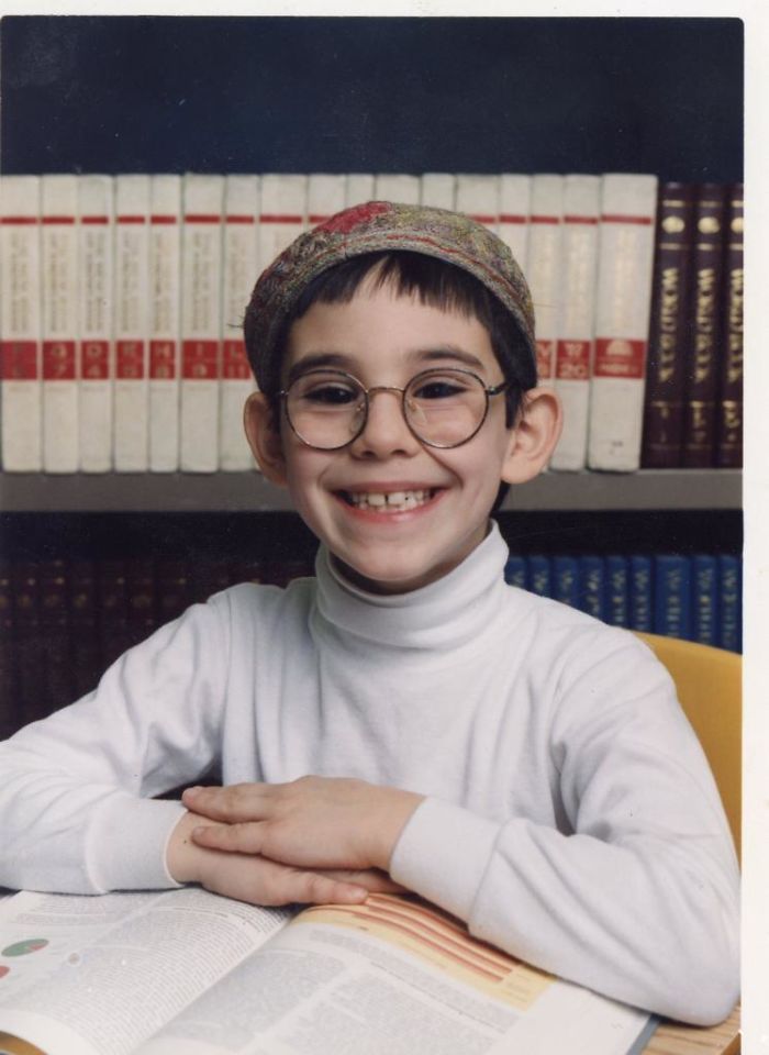 Me Rocking My Turtleneck In Hebrew School