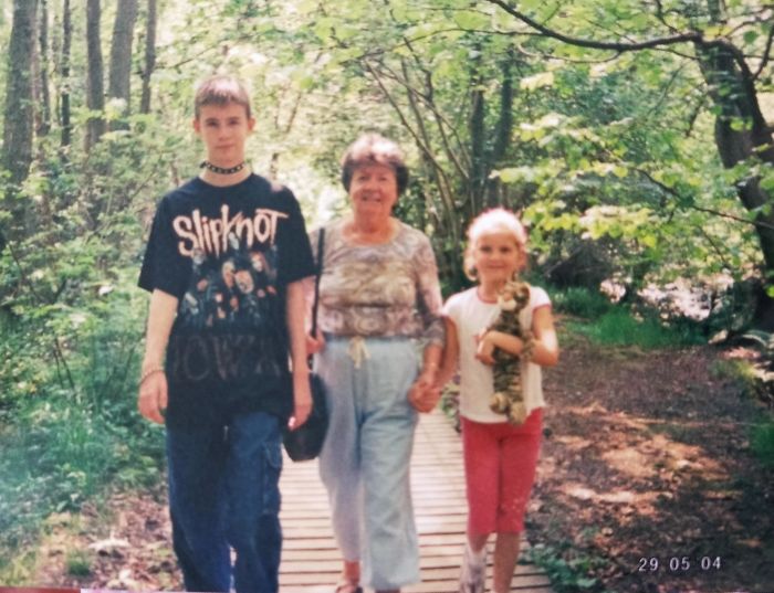 Dad Just Got An Old Film Developed. Christ Help Me... Obviously, I'm On The Left