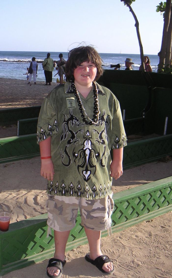My Parents Took Me On A Hawaiian Cruise In 2005. This Was My Outfit For Luau Night
