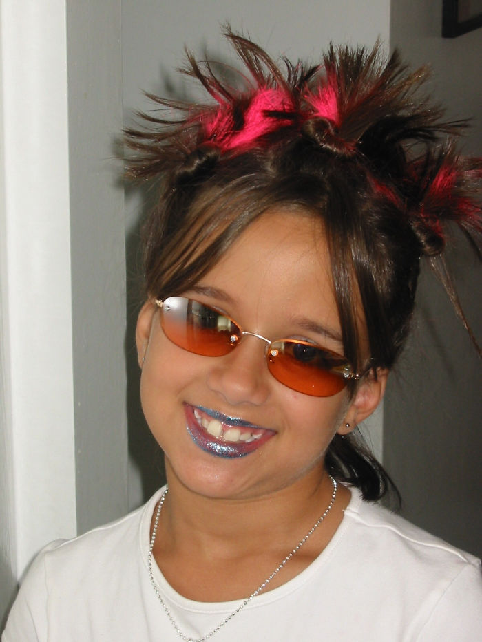 My Friend Gave Me Permission To Post This Early 2000’s Glam She Is Serving