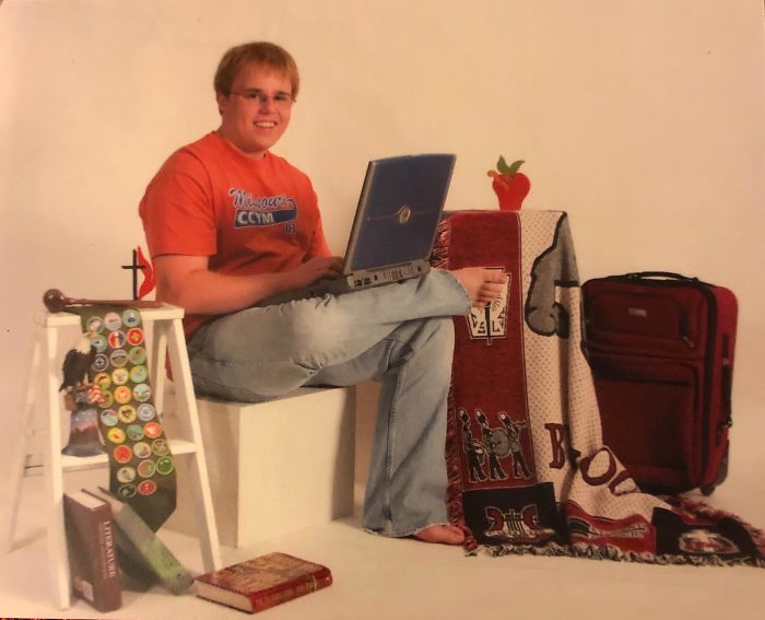 My Mother Made Me Take This Senior Hobby Photo