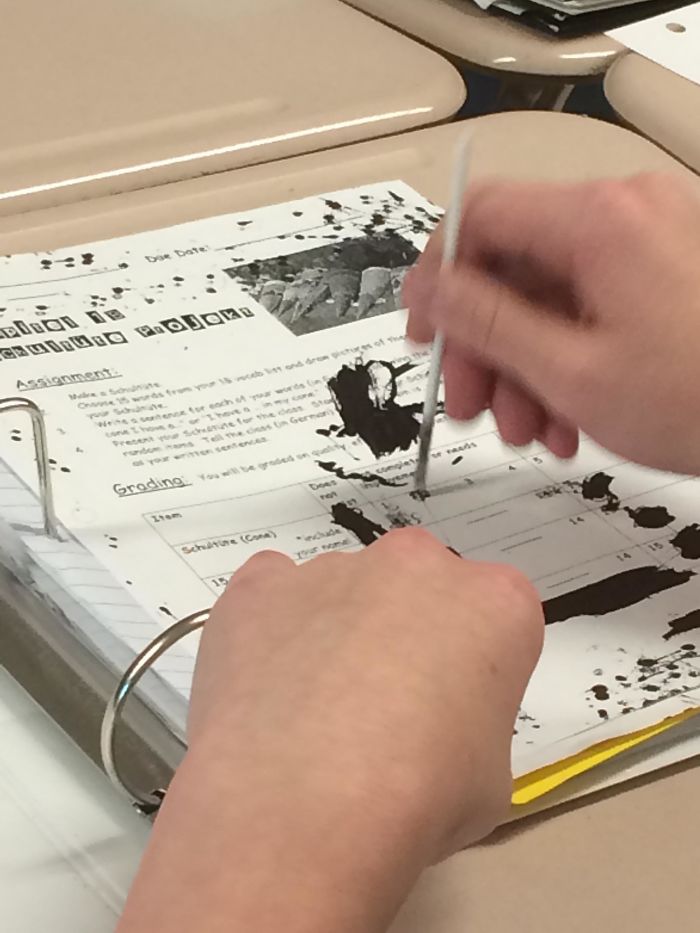 This Kid Asks For Pens In Class From Other Students And Does This To Them