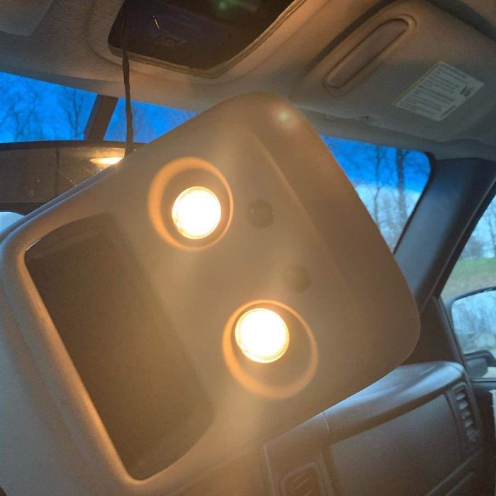 This Roof Console That Fell Out Of Place Looked Pretty Surprised