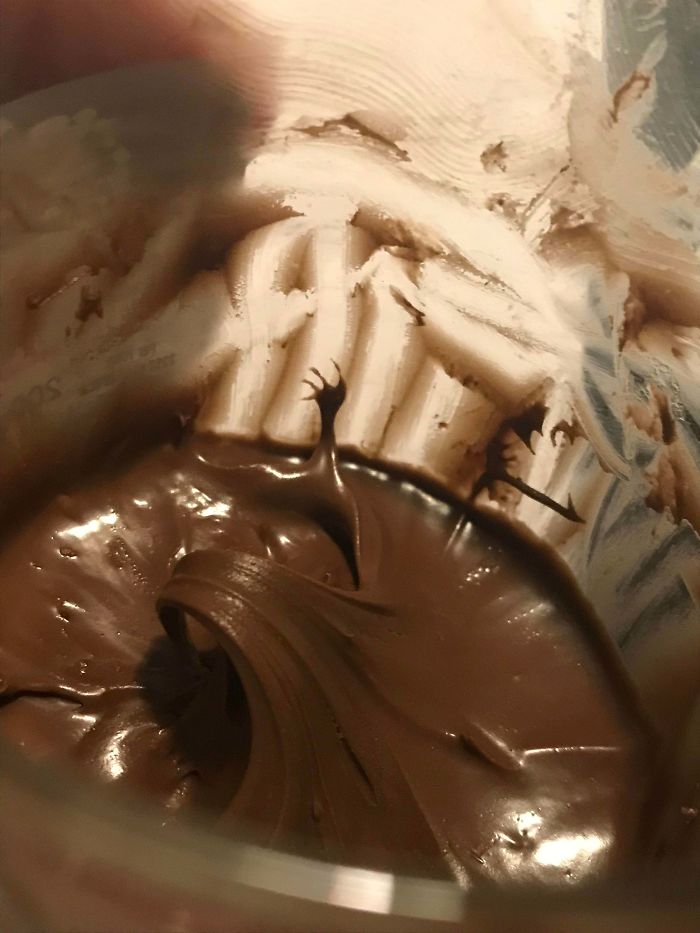 Is Something Trying To Climb Out From My Jar Of Nutella?