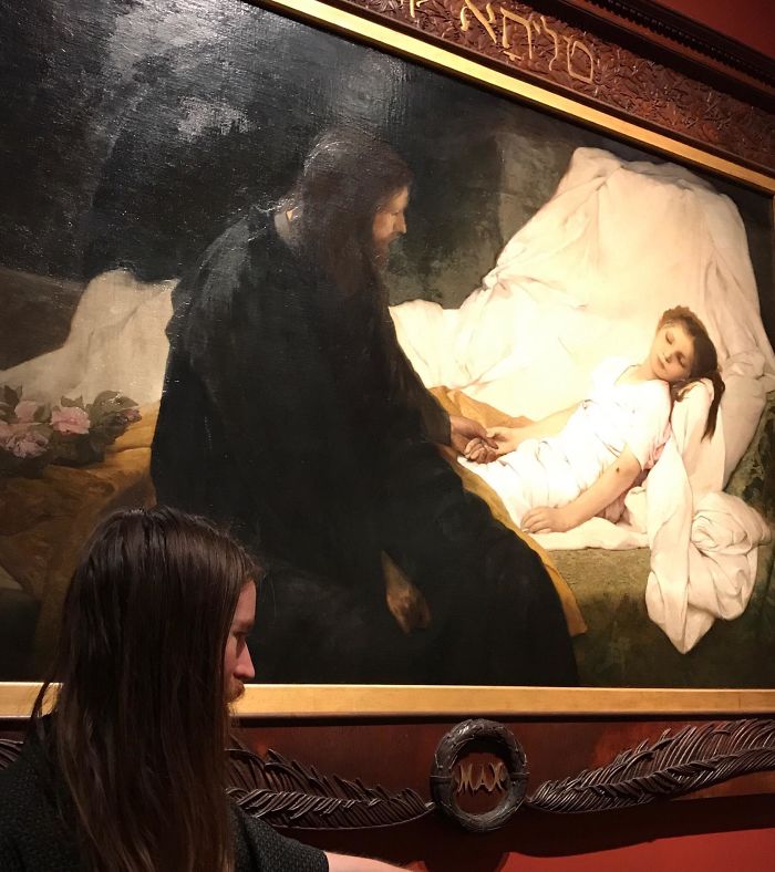 A Look At My Bandmate Uncannily Resembling This European/North American Looking Jesus Type Figure