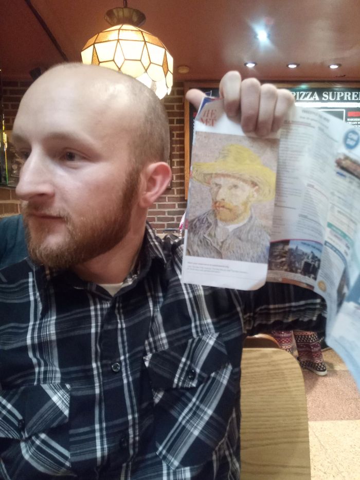 Visiting New York And Saw A Painting That Looked Like Me