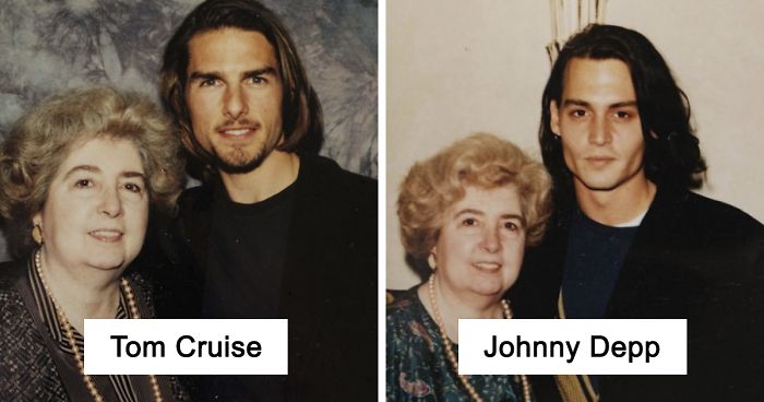 Someone Found A Photo Album With A Woman Next To Hollywood Stars In A Thrift Shop And It’s Like A Time Machine