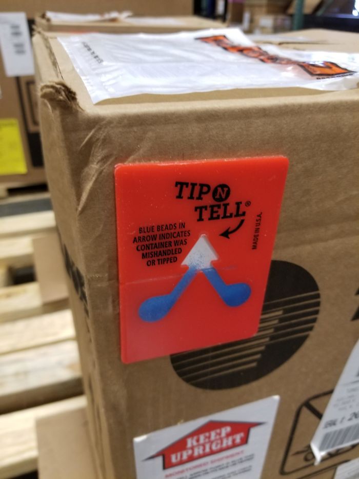 Nifty Little Device We Use To Detect If Sensitive Equipment Is Mishandled During Shipping