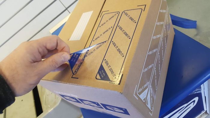 These New Boxes At The Post Office Come With Sealing Tape