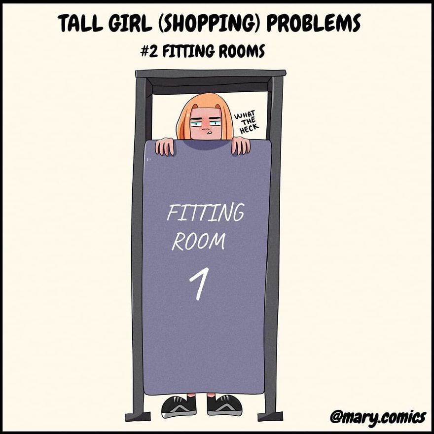 I&rsquo;m 6 Feet Tall, Here Are My Problems That Only Tall Girls Will Understand (11 Comics)
