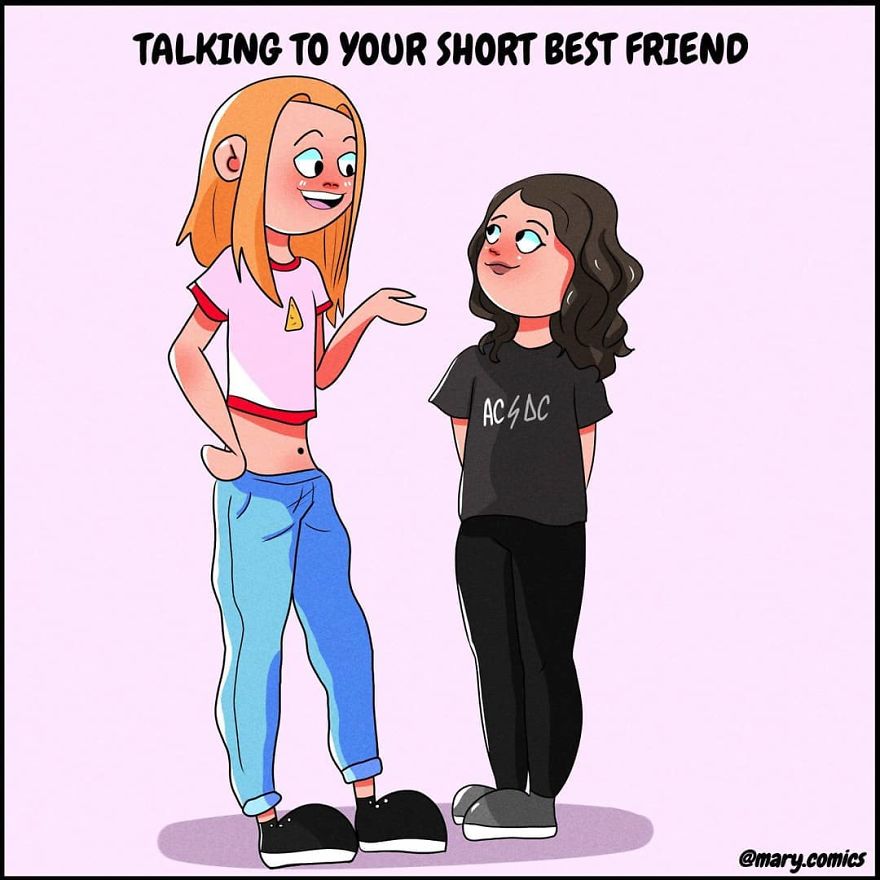 I&rsquo;m 6 Feet Tall, Here Are My Problems That Only Tall Girls Will Understand (11 Comics)