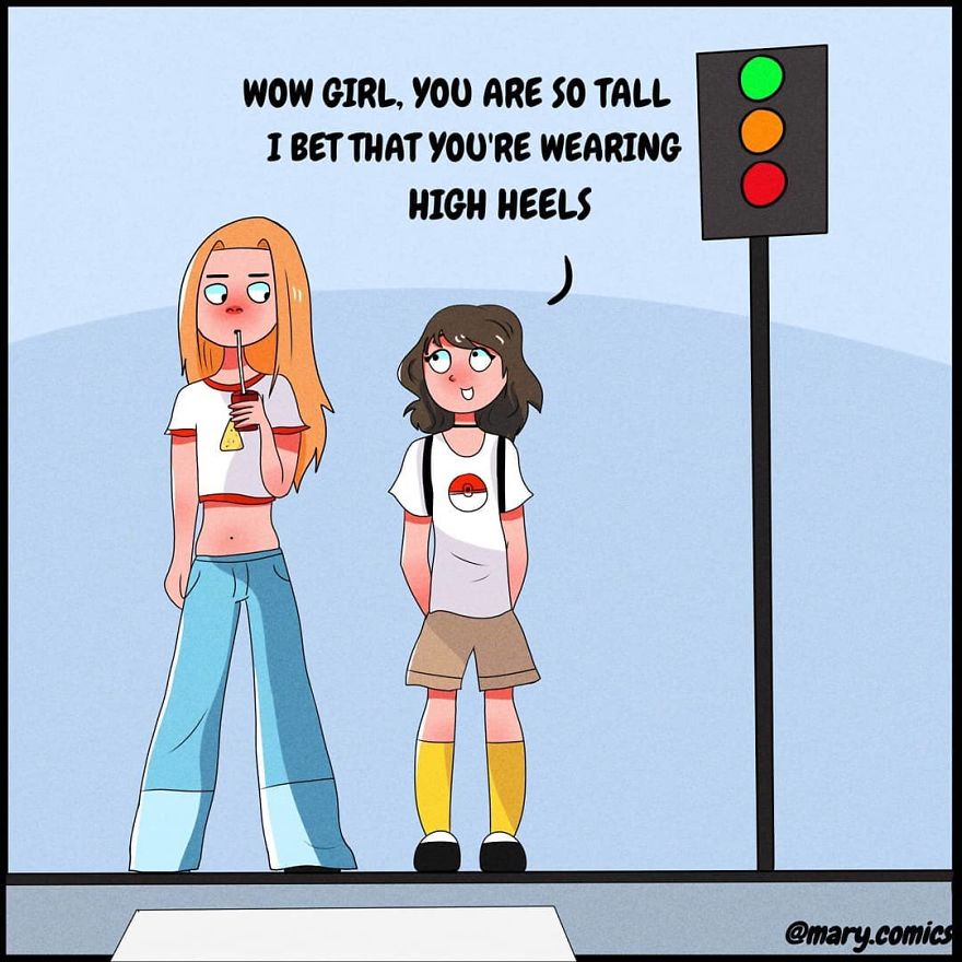I&rsquo;m 6 Feet Tall, Here Are My Problems That Only Tall Girls Will Understand (11 Comics)