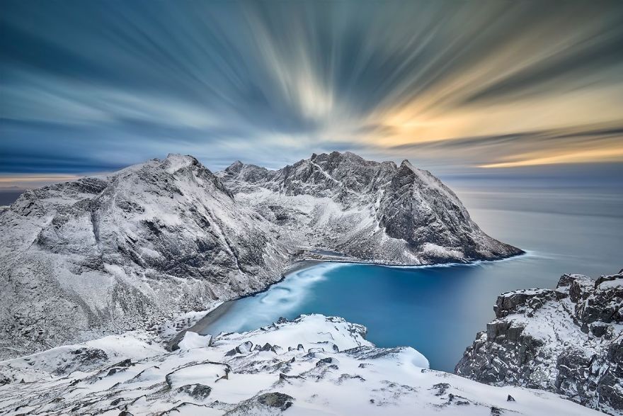 Kvalvika Beach, Lofoten, Norway By Rafal R. Nebelski