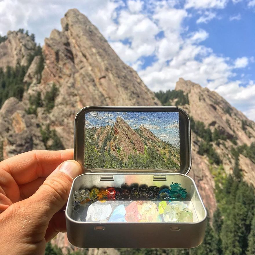 Artist Makes Amazing Mini Paintings In Cans Of Altoids