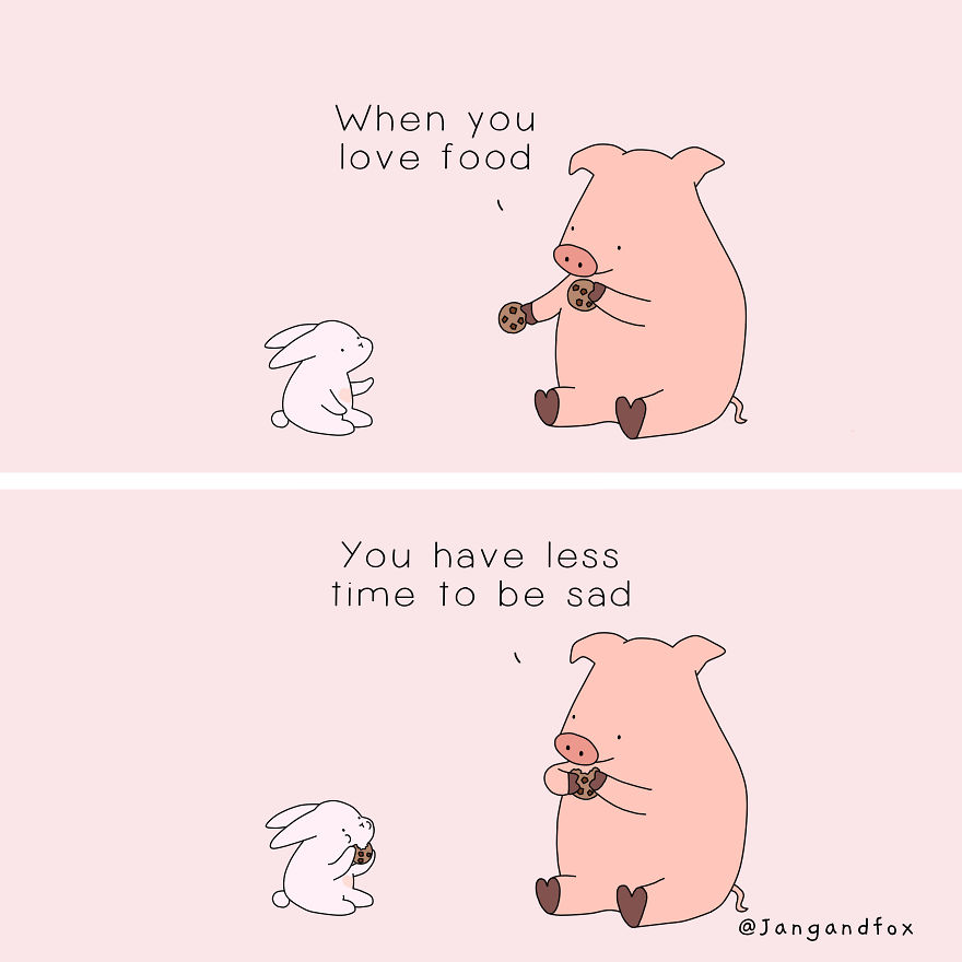 Love Is Sharing Food